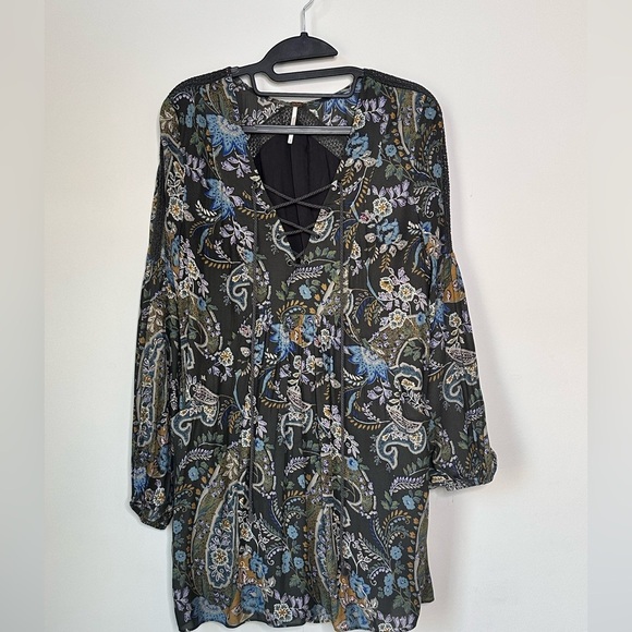 Free People Rain or Shine Mini Dress - Picture 1 of 4